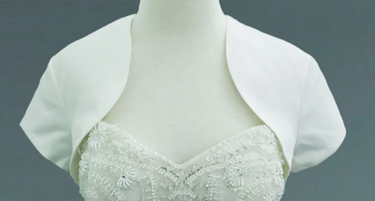 DeKlaire Bridal L111 Satin Bolero Jacket