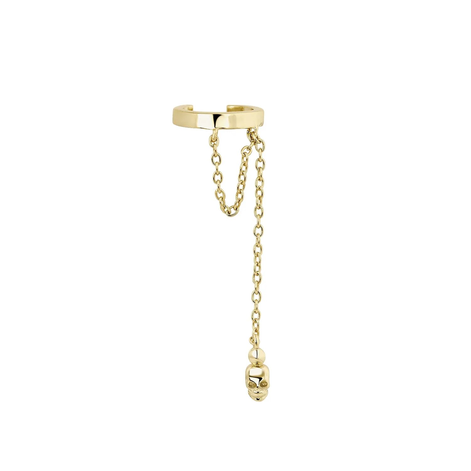 EAR CUFF GOTHIC SKULL