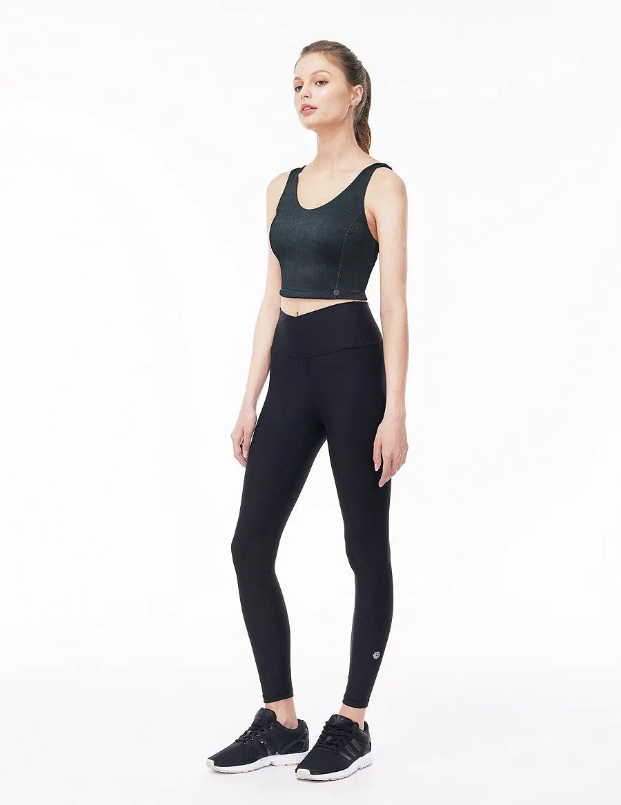 easyoga LA-VEDA Stress Free High Rise Tights - L1 Black