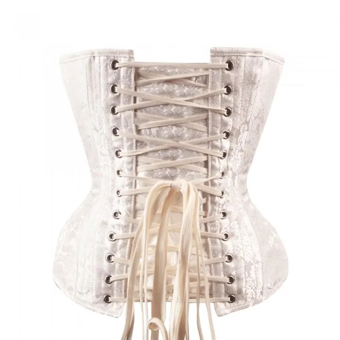 Elias Ivory Brocade Bridal Underbust Corset