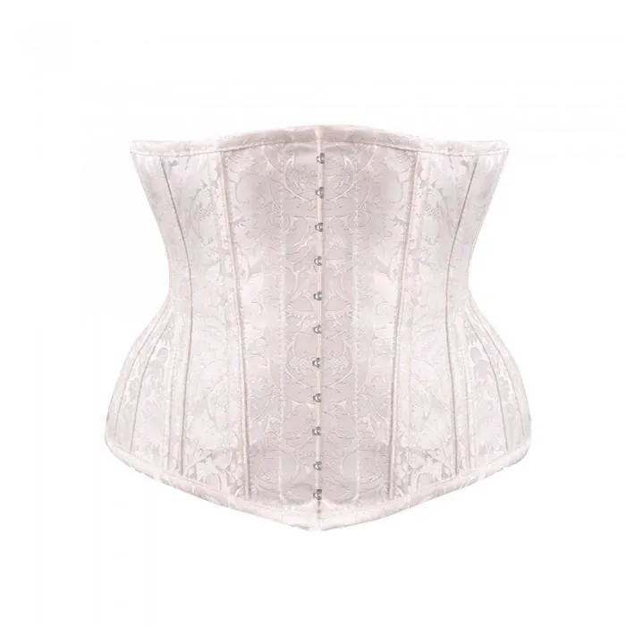 Elias Ivory Brocade Bridal Underbust Corset