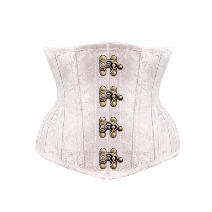 Elias Ivory Brocade Bridal Underbust Corset