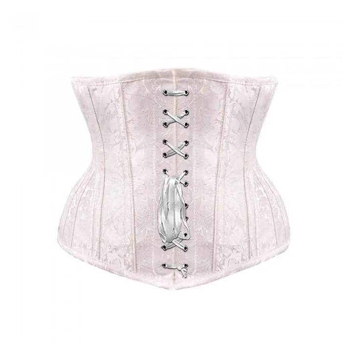 Elias Ivory Brocade Bridal Underbust Corset