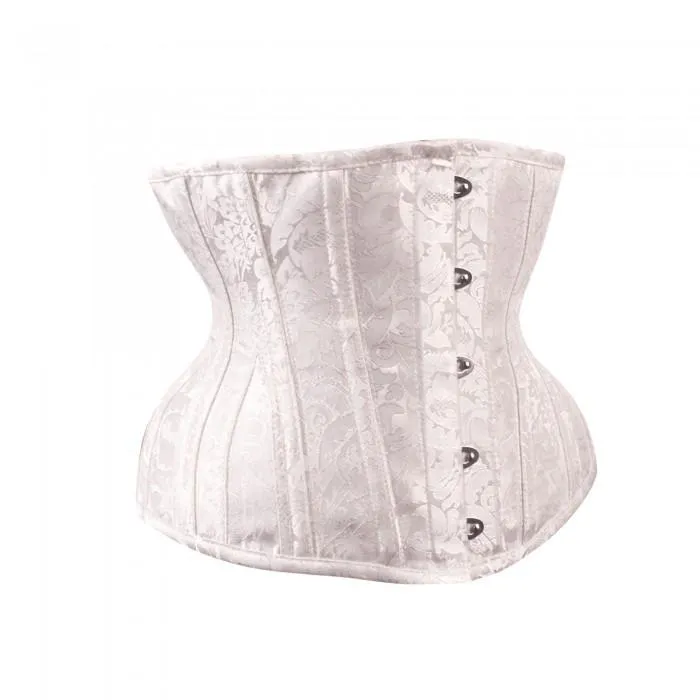 Elias Ivory Brocade Bridal Underbust Corset