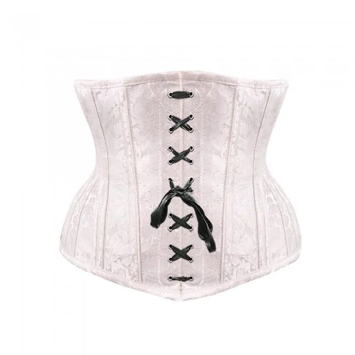 Elias Ivory Brocade Bridal Underbust Corset
