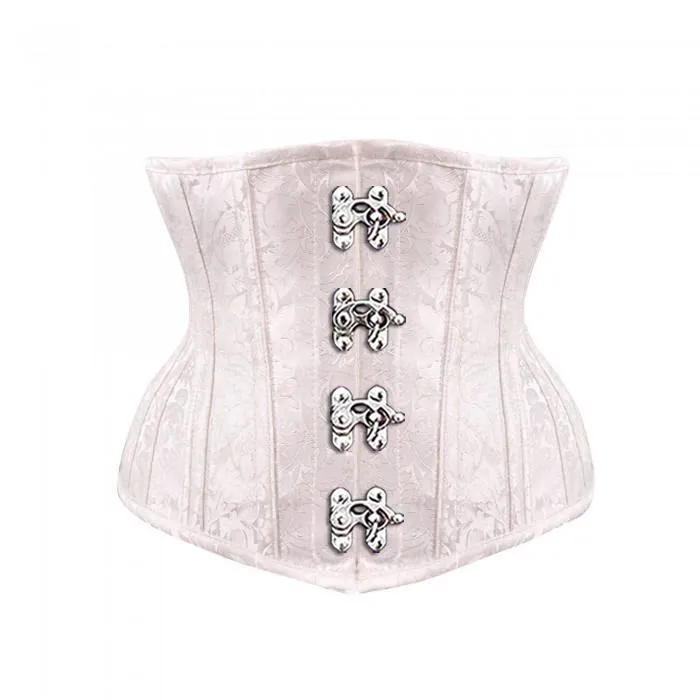 Elias Ivory Brocade Bridal Underbust Corset