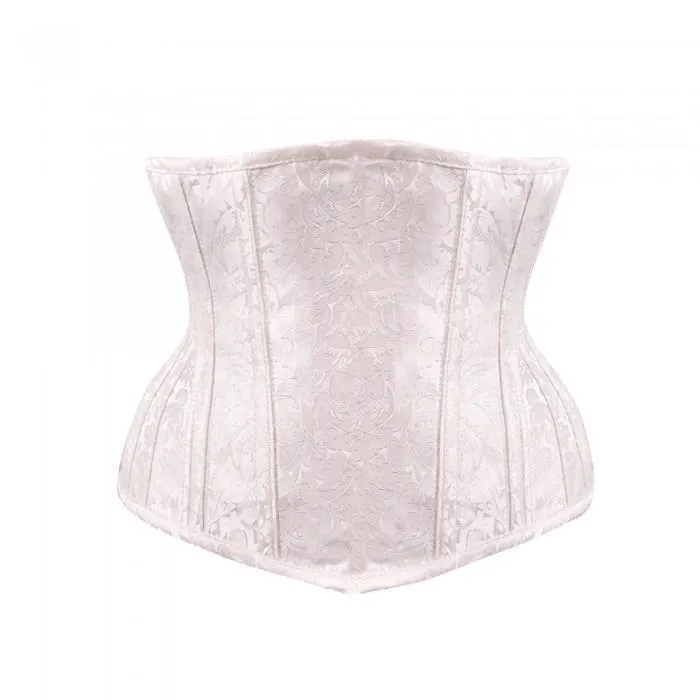 Elias Ivory Brocade Bridal Underbust Corset
