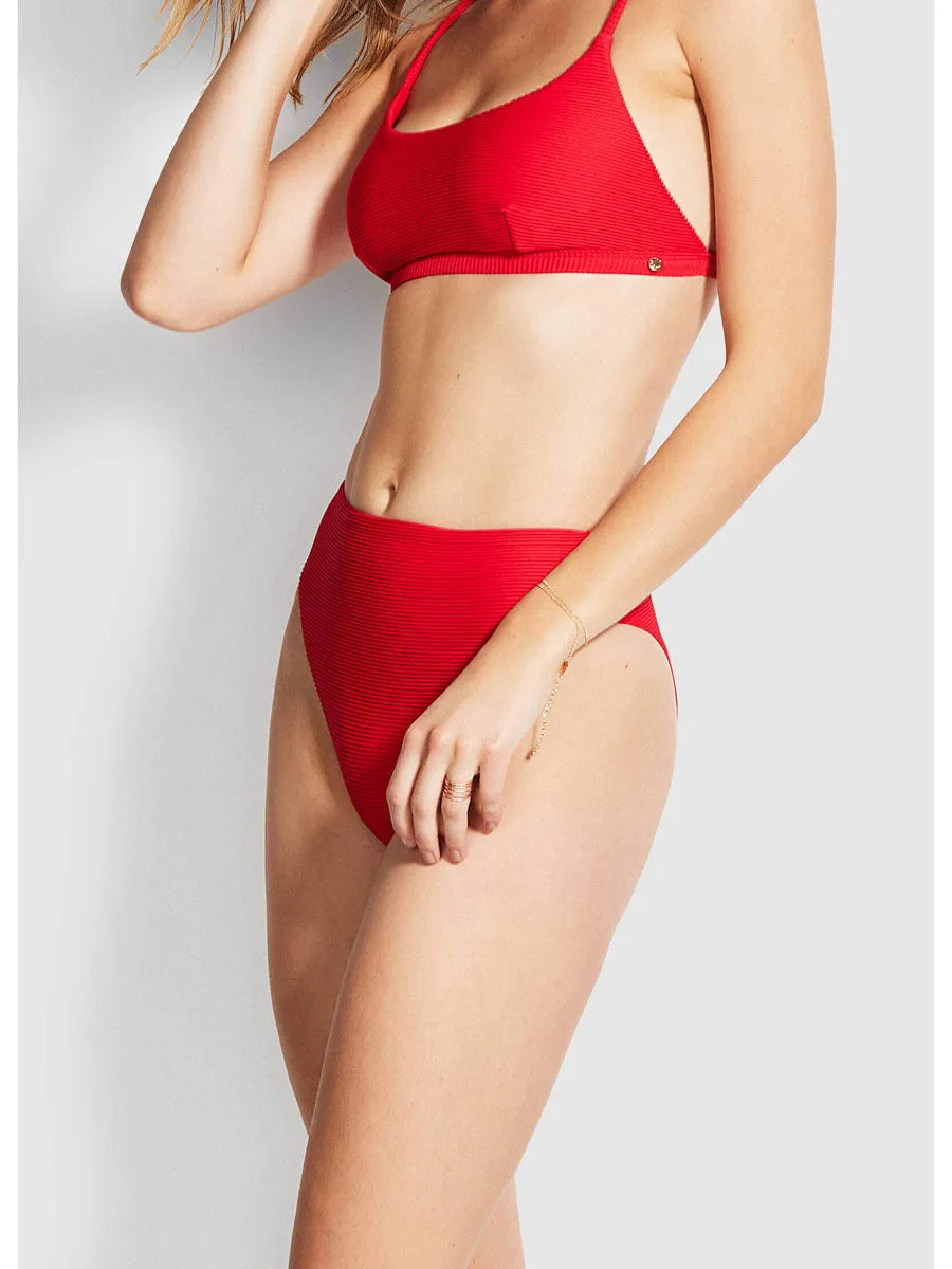 Essentials High Waisted Bottom Chilli