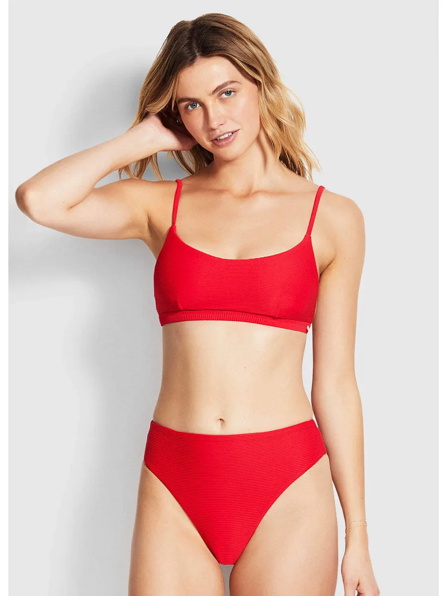 Essentials High Waisted Bottom Chilli