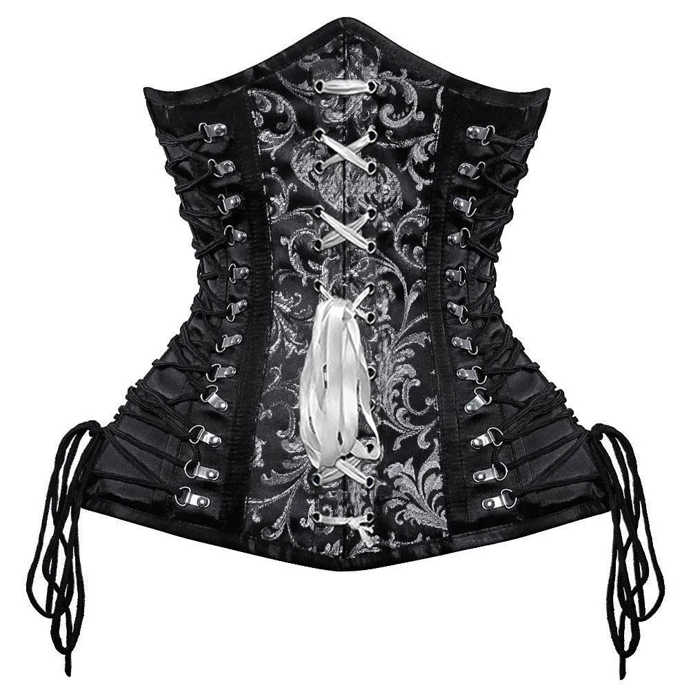 Eugenie Criss Cross Underbust Gothic Corset
