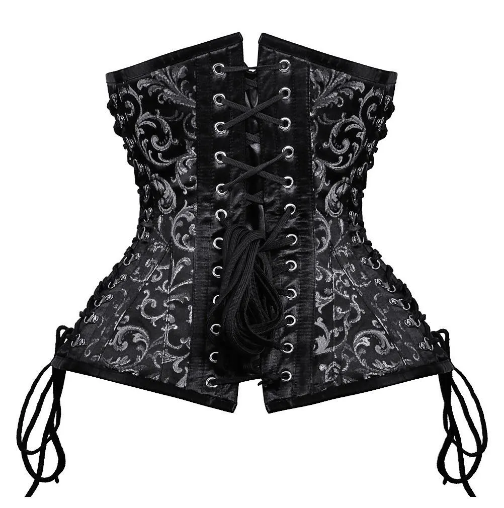 Eugenie Criss Cross Underbust Gothic Corset