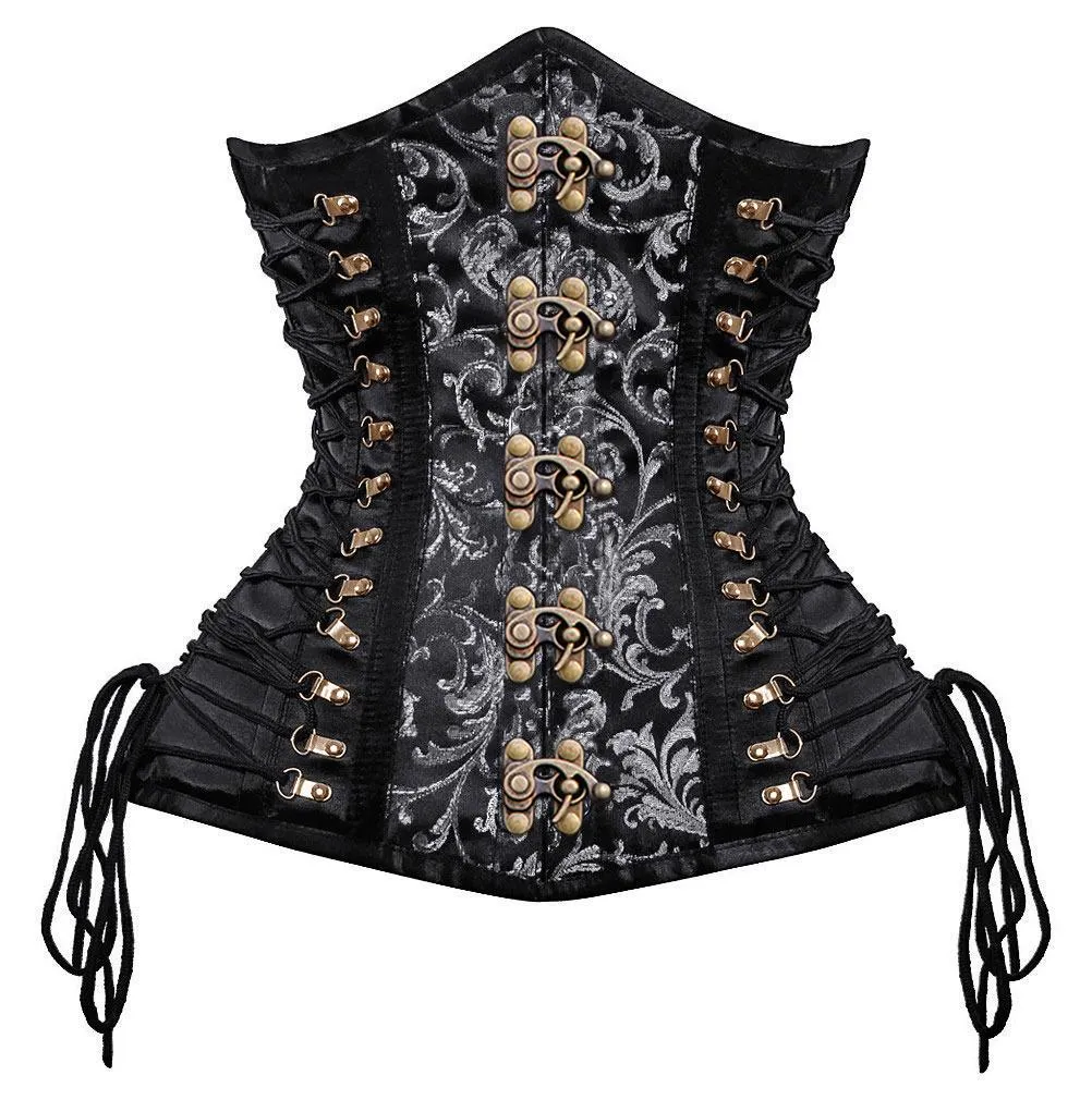 Eugenie Criss Cross Underbust Gothic Corset