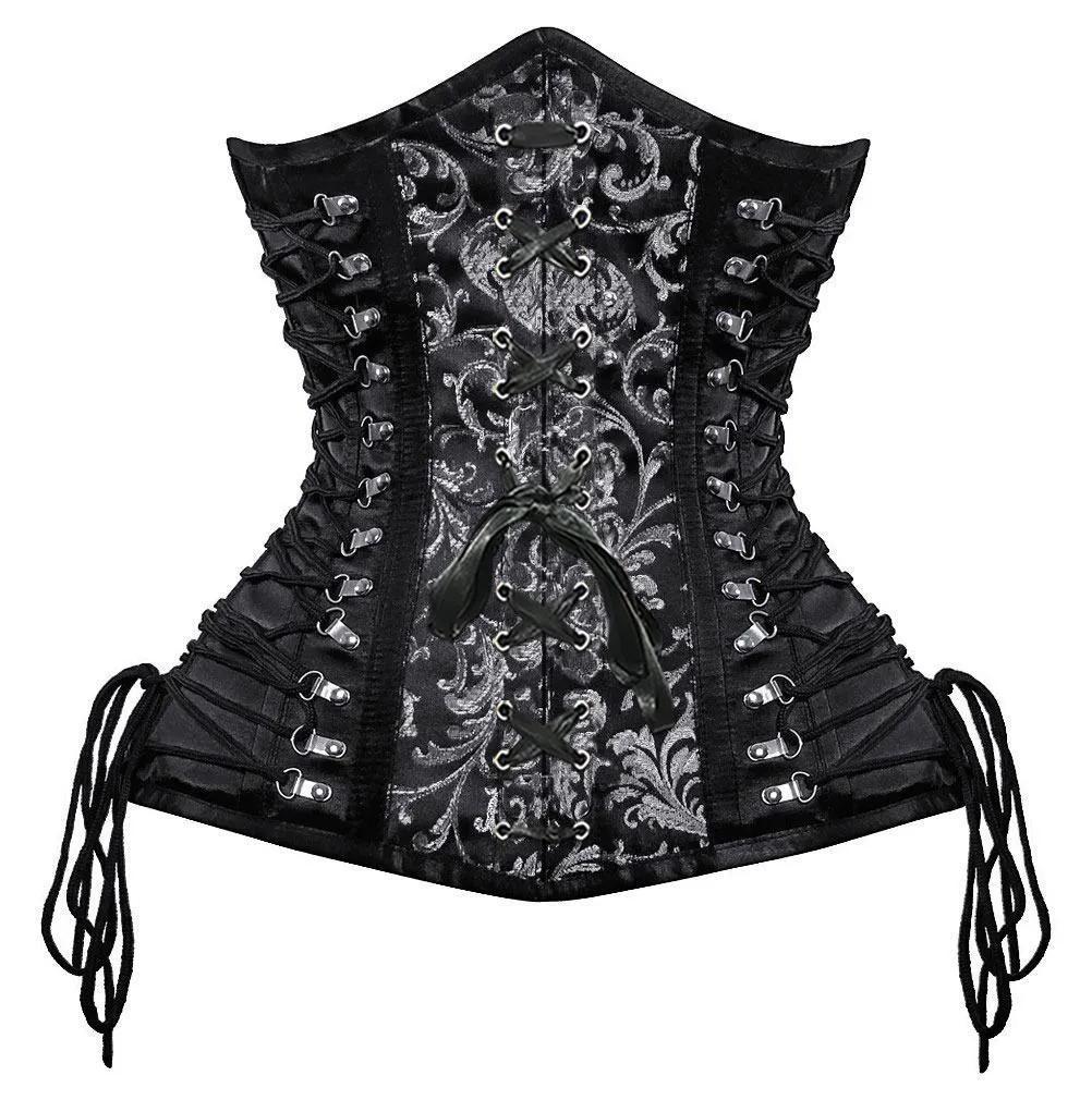 Eugenie Criss Cross Underbust Gothic Corset