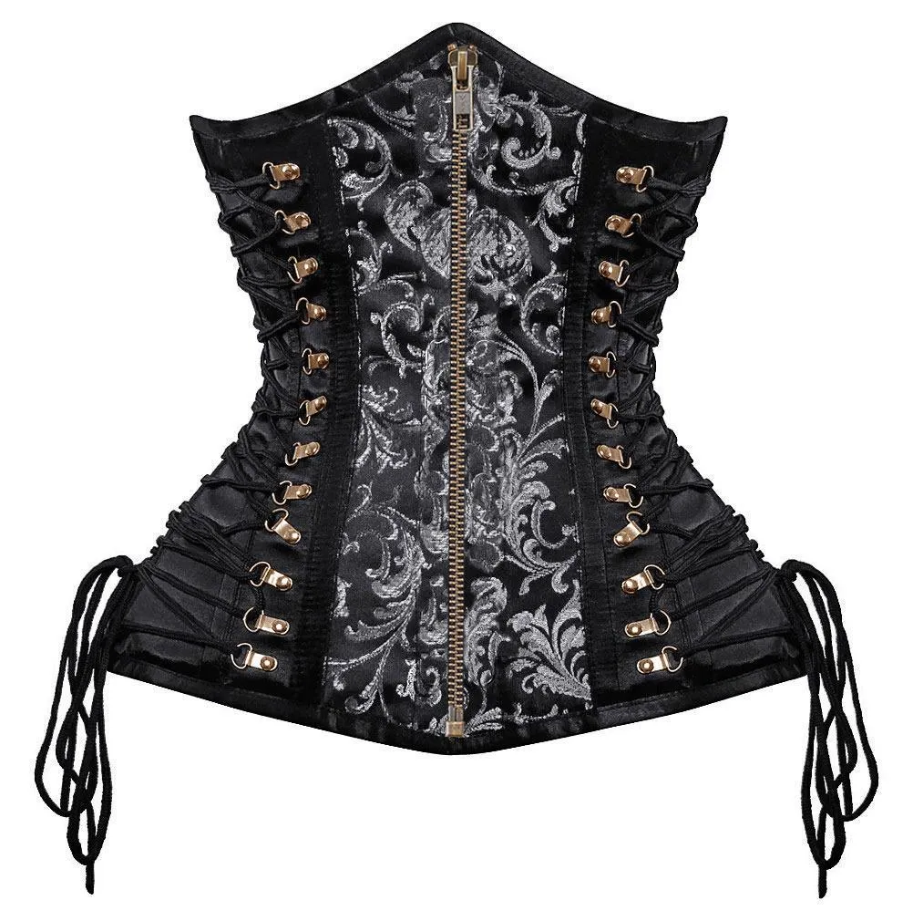 Eugenie Criss Cross Underbust Gothic Corset