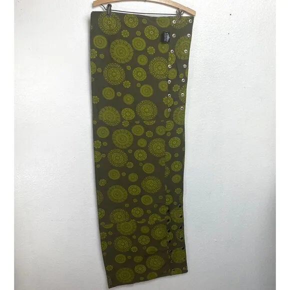 Everest Wool Felt Womans Wrap Skirt One Size Embroidered Nepal Mini Festival