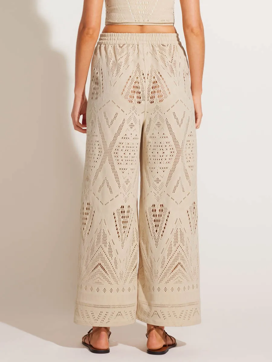 Farrah Pant in Calico Crochet