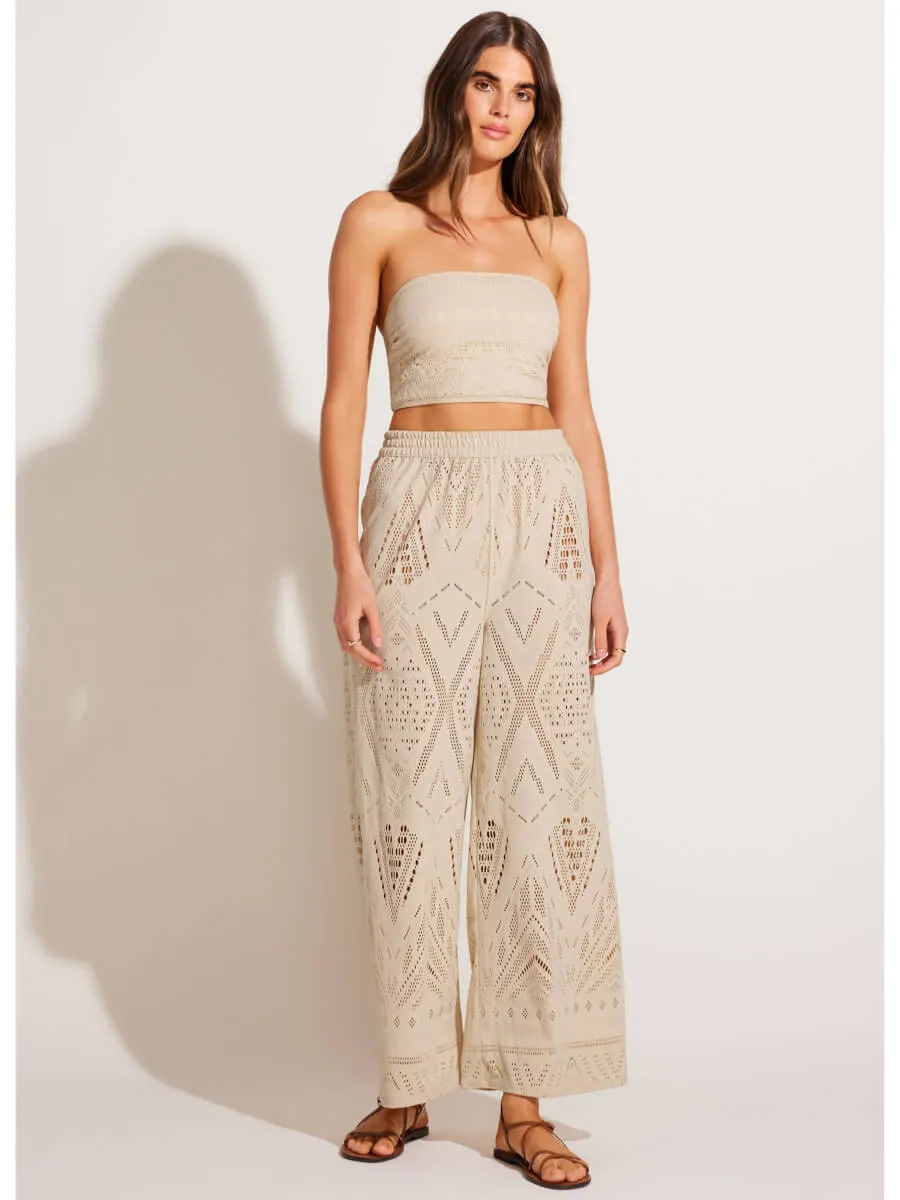 Farrah Pant in Calico Crochet