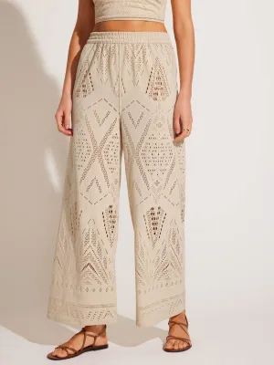 Farrah Pant in Calico Crochet