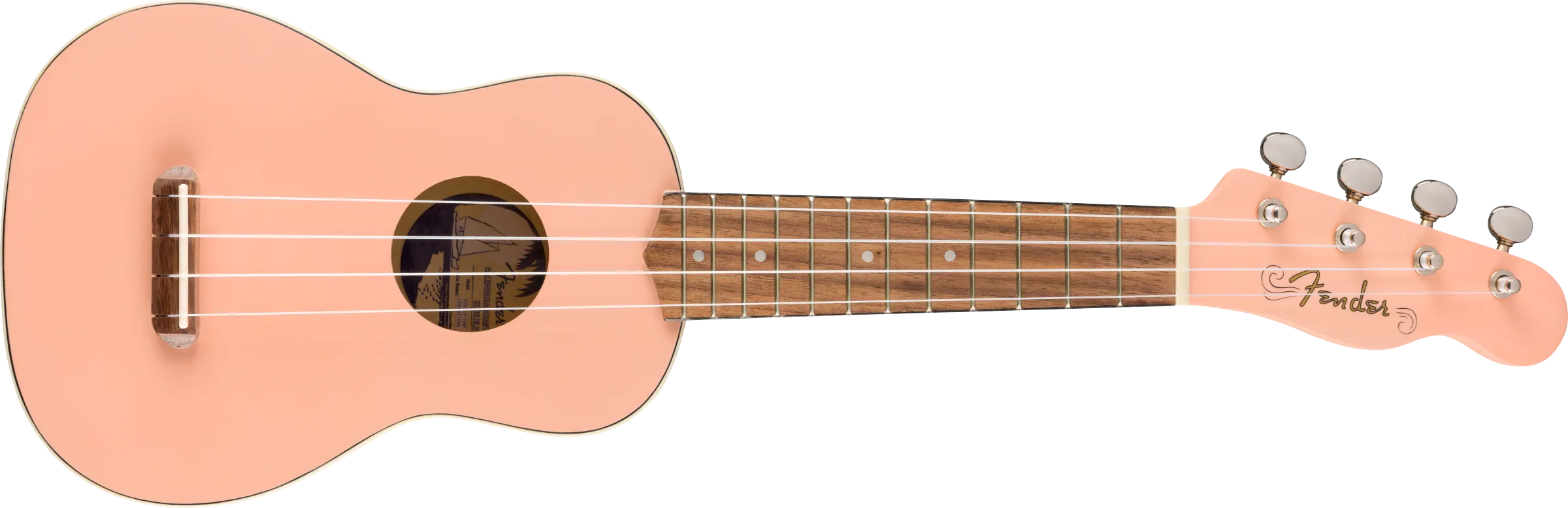 Fender Venice Soprano Ukulele Shell Pink