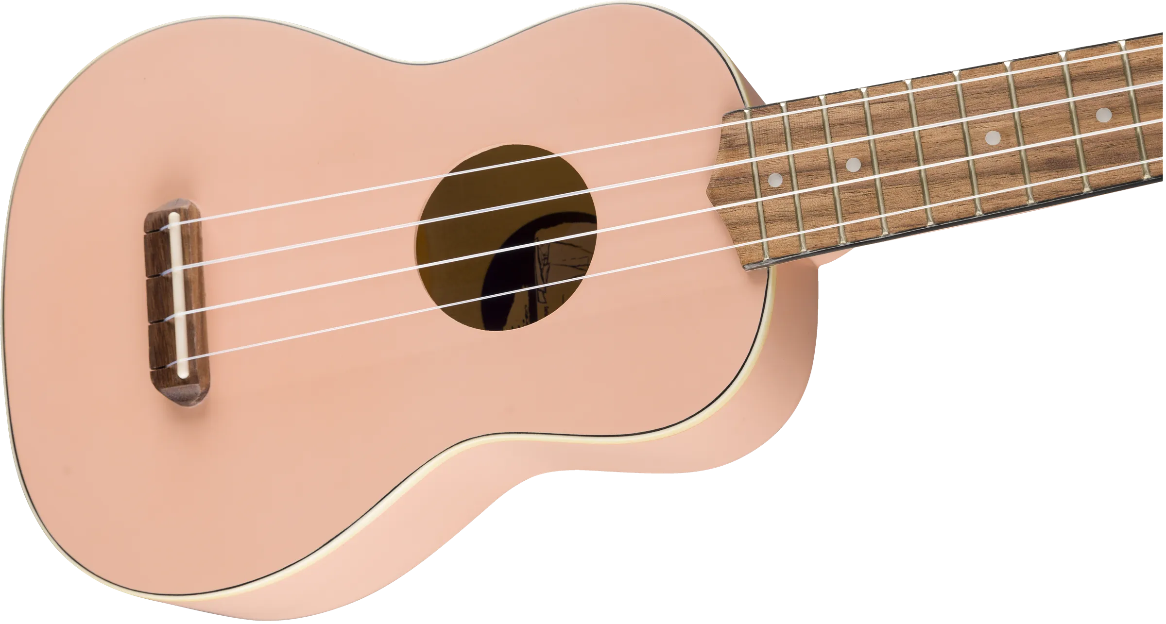Fender Venice Soprano Ukulele Shell Pink