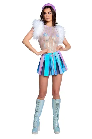 Festive Vinyl Skirt