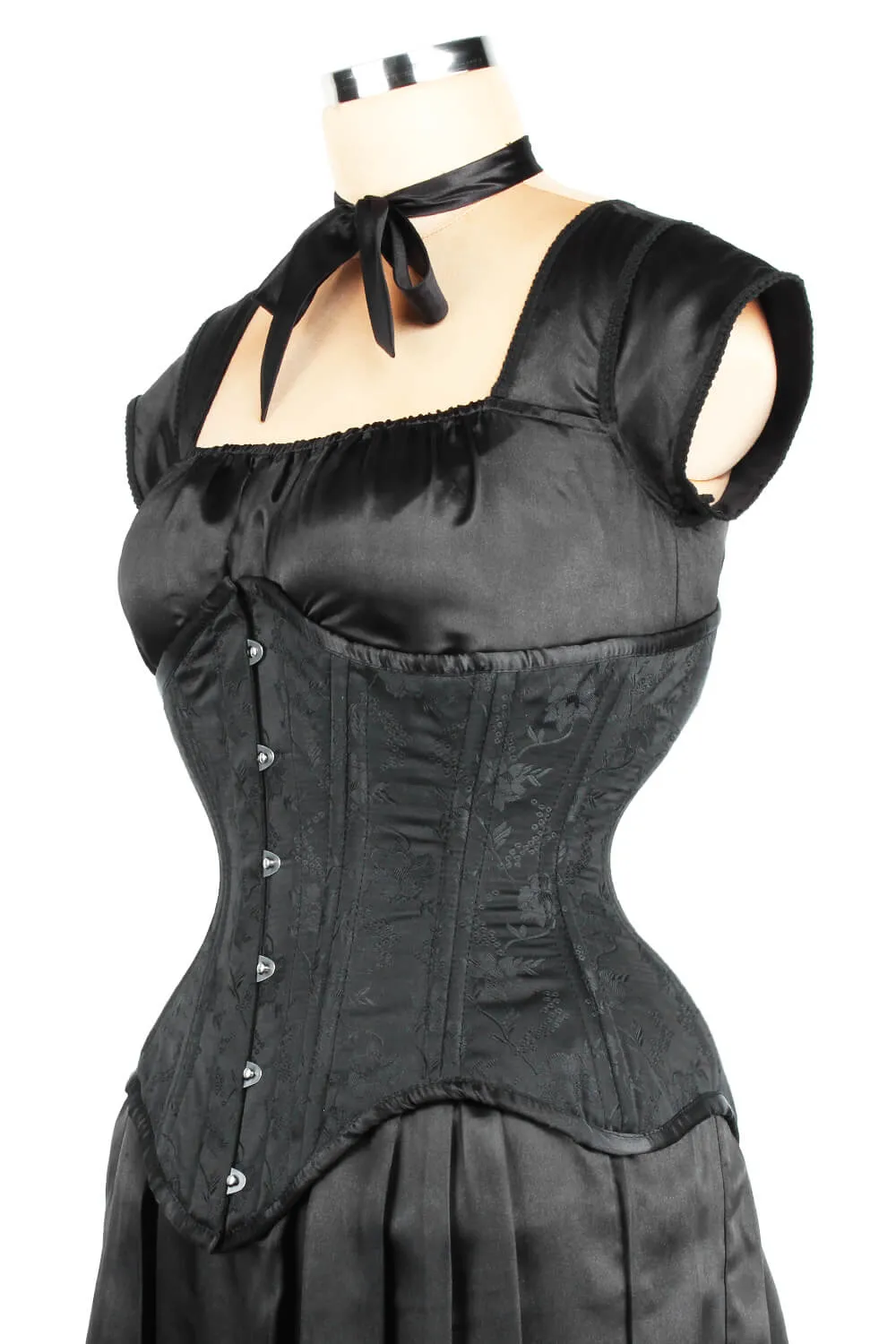 Finley Brocade Waist Training Underbust Corset