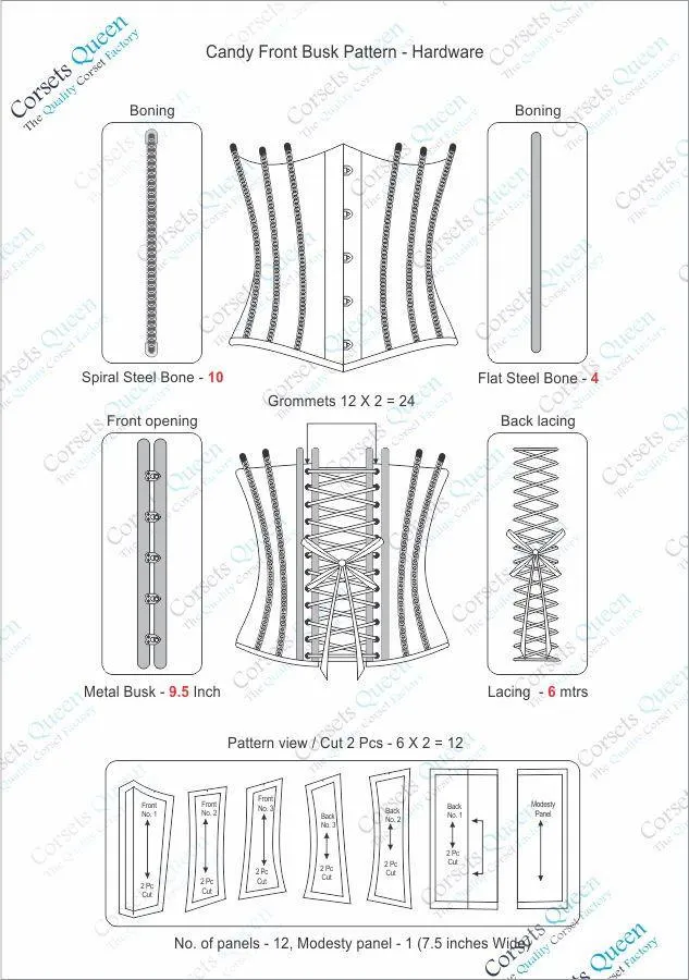 Florencia Gothic Underbust Corset