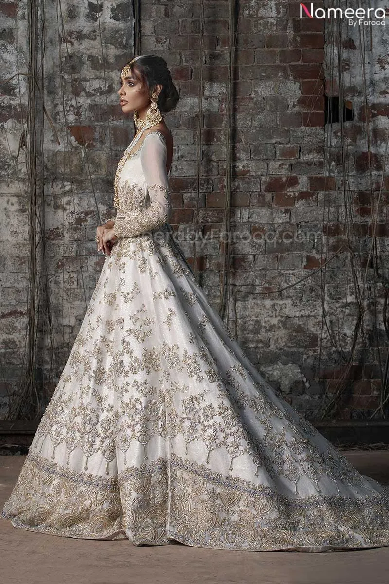 Frock Lehenga Traditional Indian Wedding Dress #BN773
