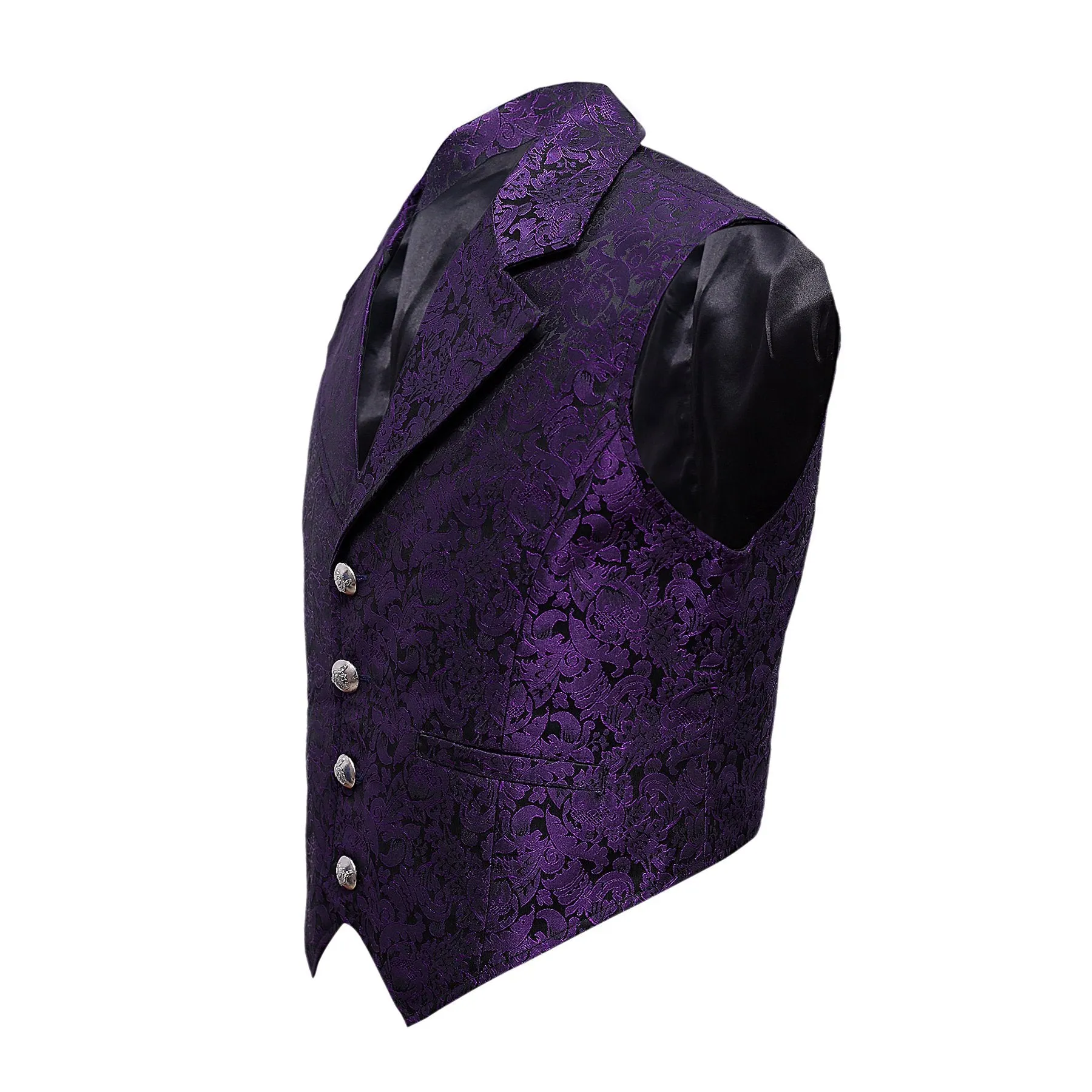 Gabi Gothic Purple Waist Coat