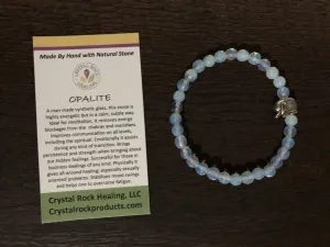 Gem Bracelet 7 inch Stretch-Opalite