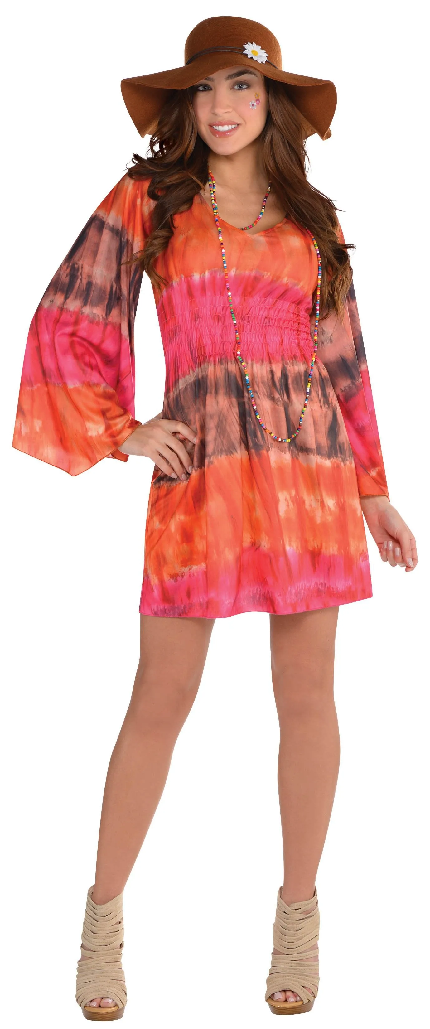 Groovy 60s Hippie Women's Music Festival Dress