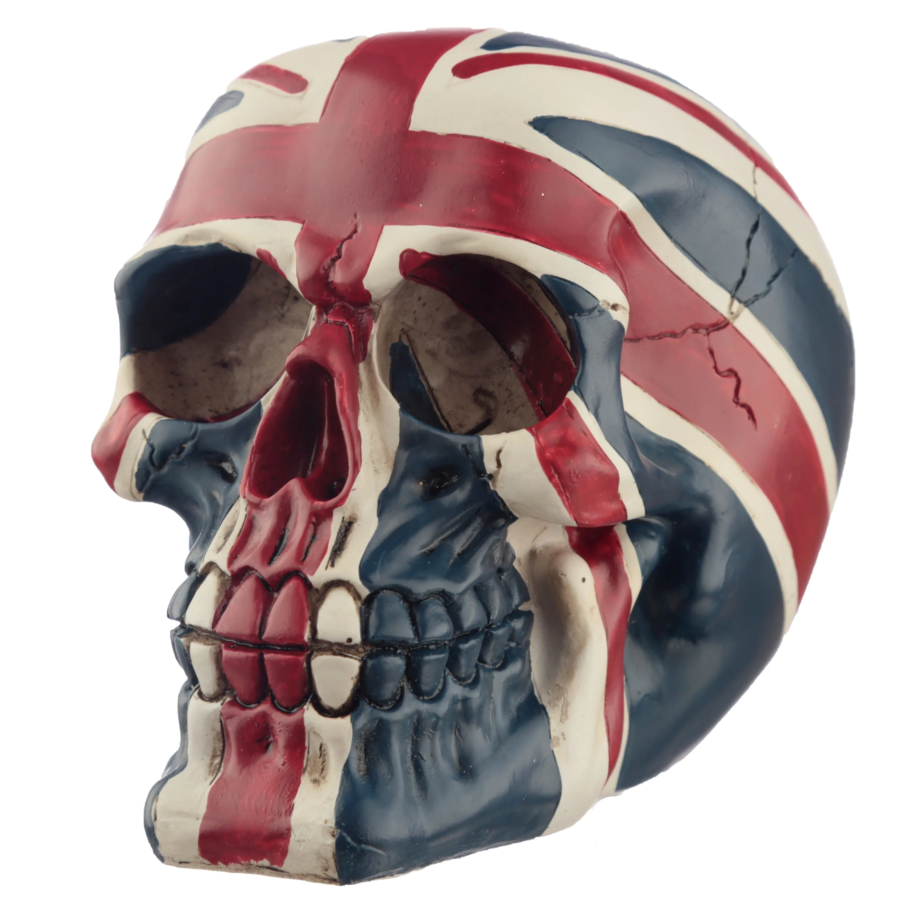 Gruesome Union Flag Skull Decoration