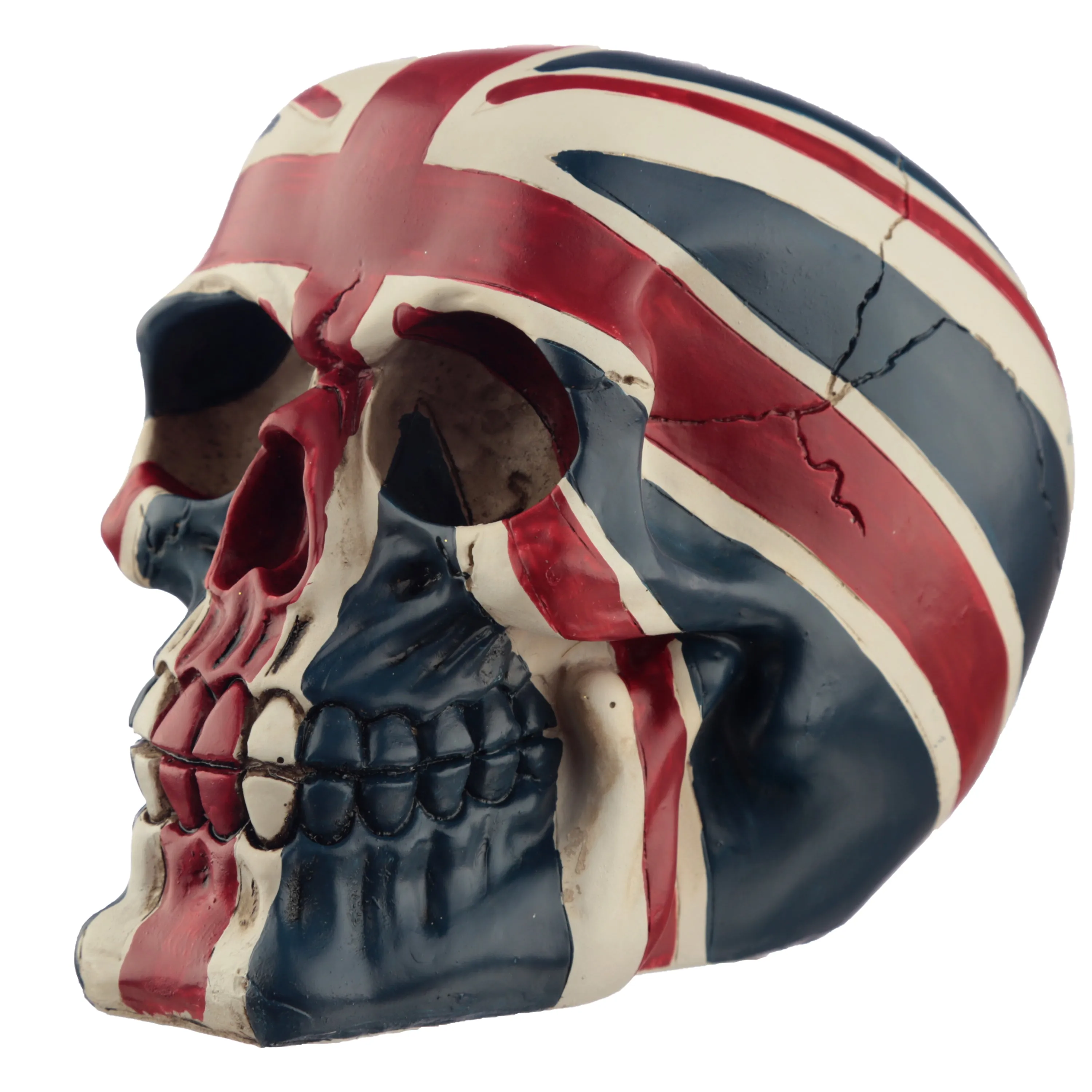 Gruesome Union Flag Skull Decoration