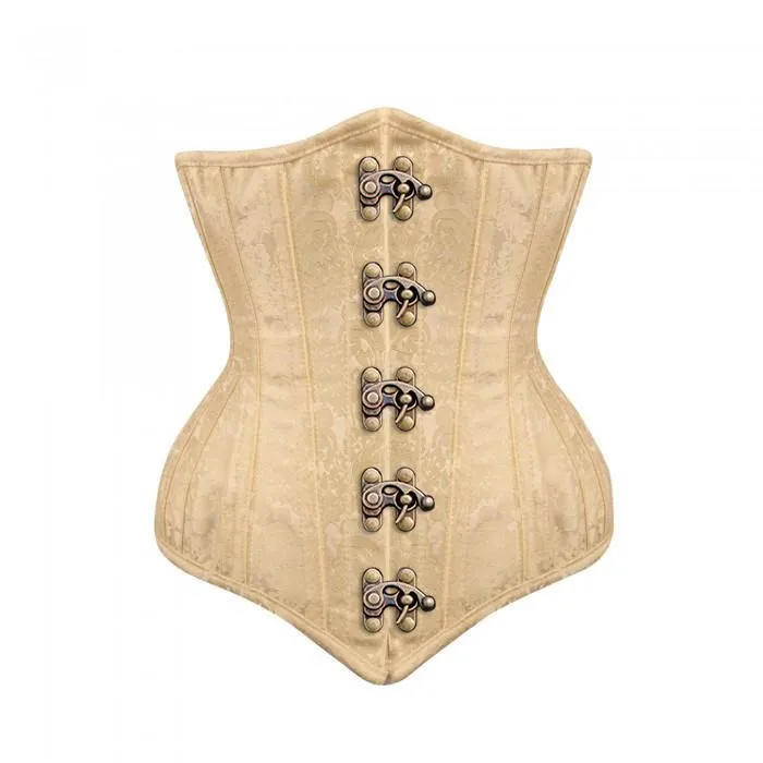 Haiden Waist Taming Longline Cream Bridal Underbust