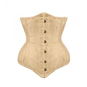 Haiden Waist Taming Longline Cream Bridal Underbust