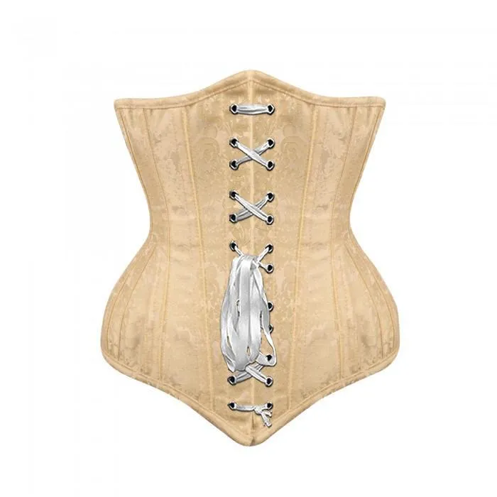 Haiden Waist Taming Longline Cream Bridal Underbust
