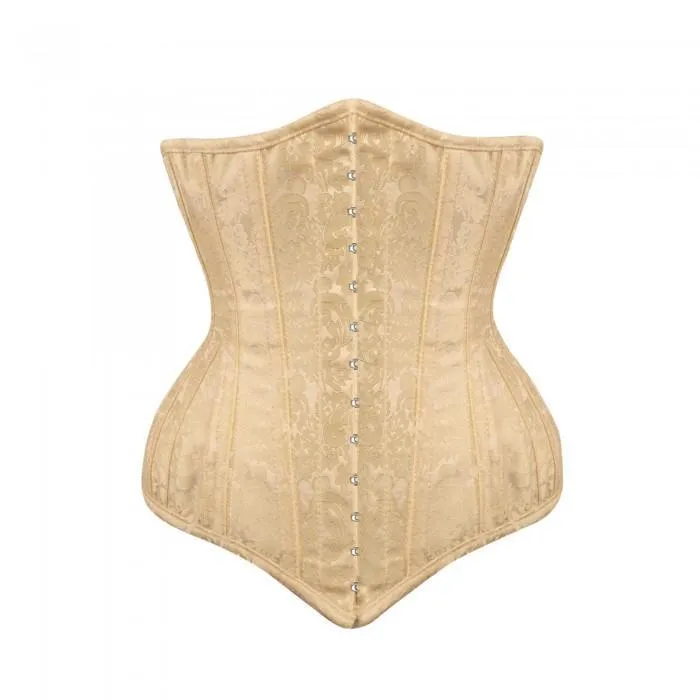Haiden Waist Taming Longline Cream Bridal Underbust