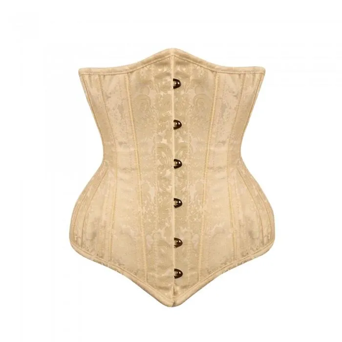 Haiden Waist Taming Longline Cream Bridal Underbust