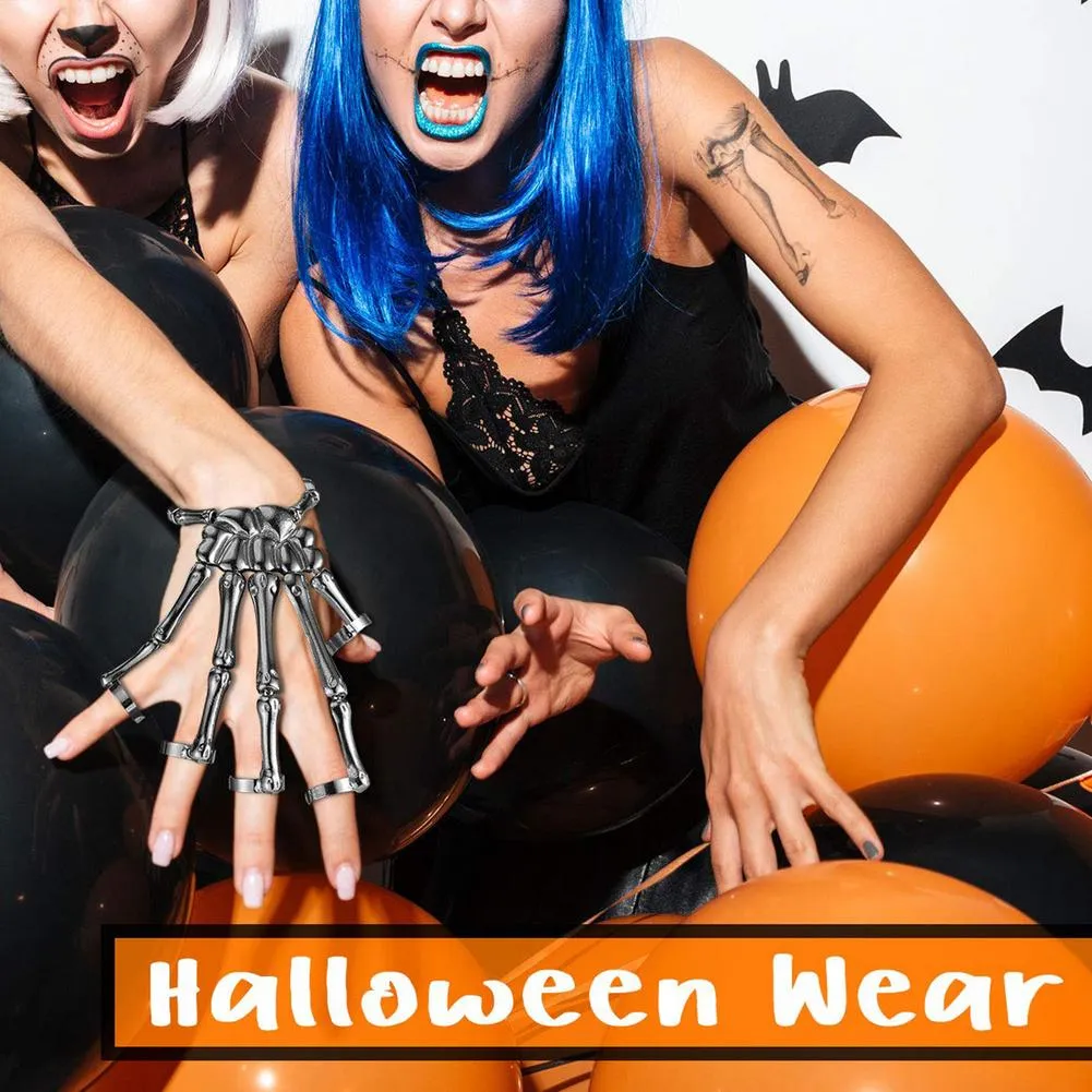 Halloween Gothic Skeleton Bracelet