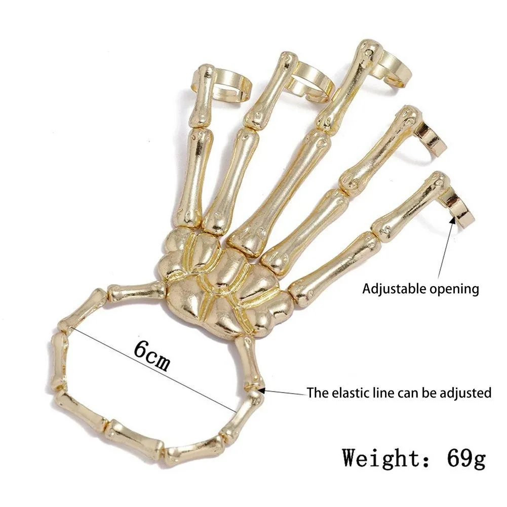 Halloween Gothic Skeleton Bracelet