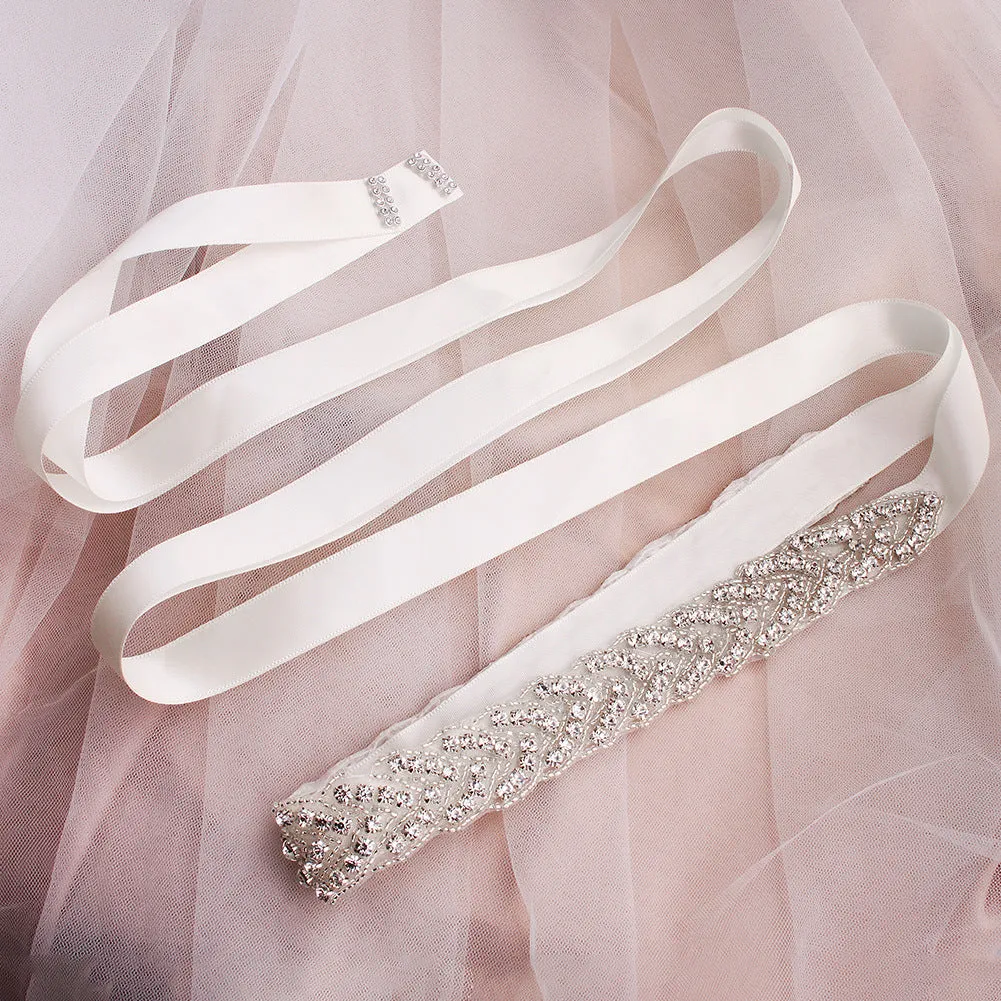 Hand-studded Sashes Crystal Retro Diamond Wedding Dress Waist Chain