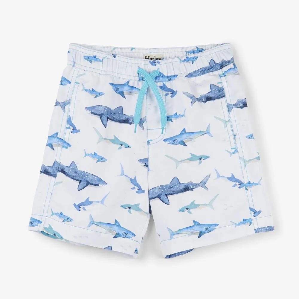 Hatley 'Sharks' Boys Swim Trunks