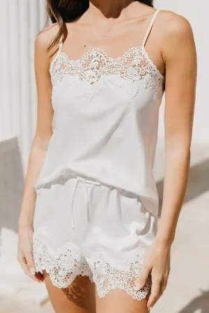 Heidi Lace Trim Bridal Set