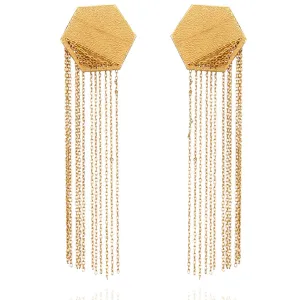 HEXA LONG DANGLER EARRINGS