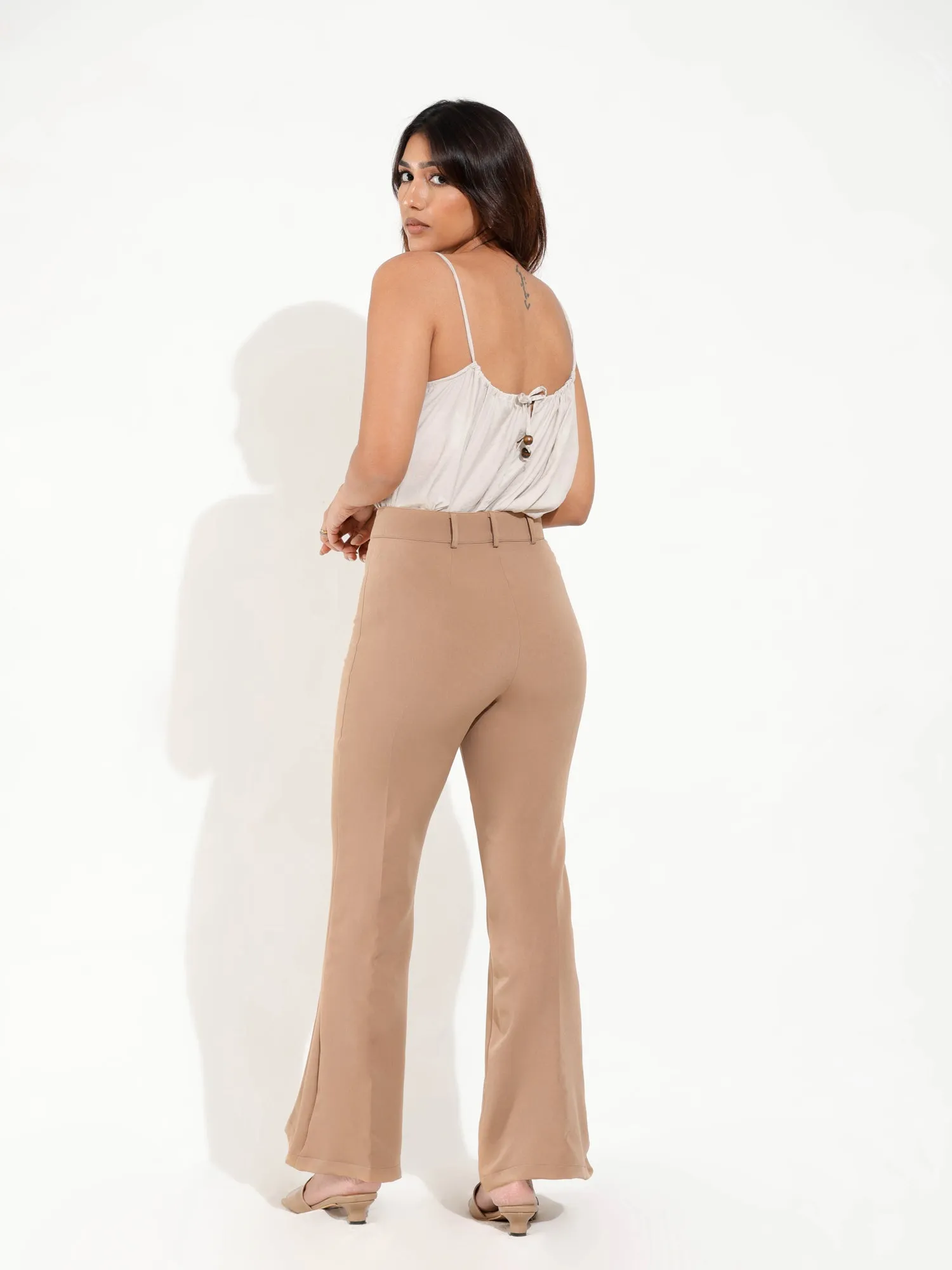 High Waist Boot Leg Pant