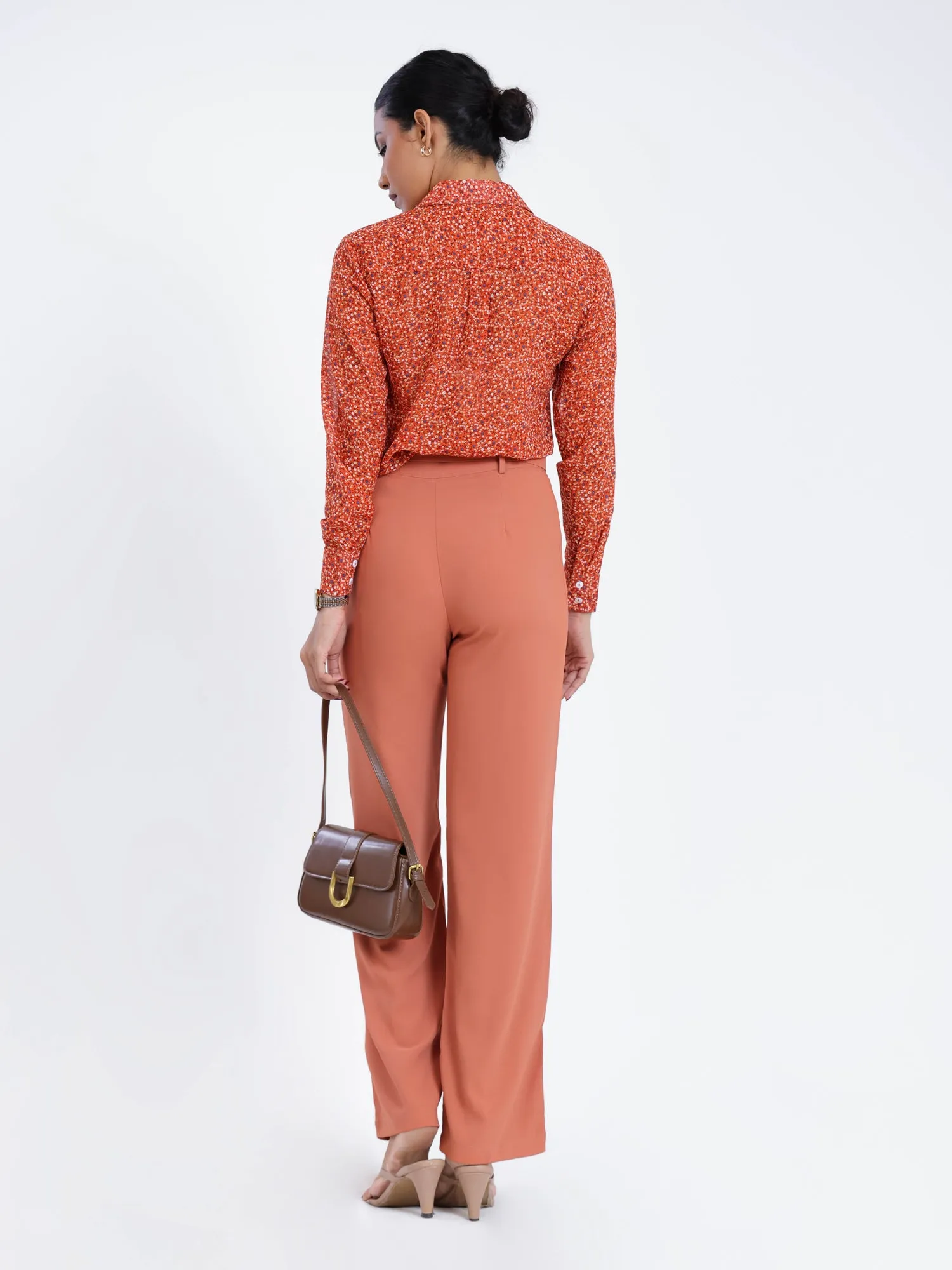 High Waist Straight Leg Pant
