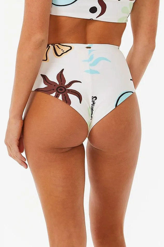 HOLIDAY HI WAIST CHEEKY PANT - MULTICO