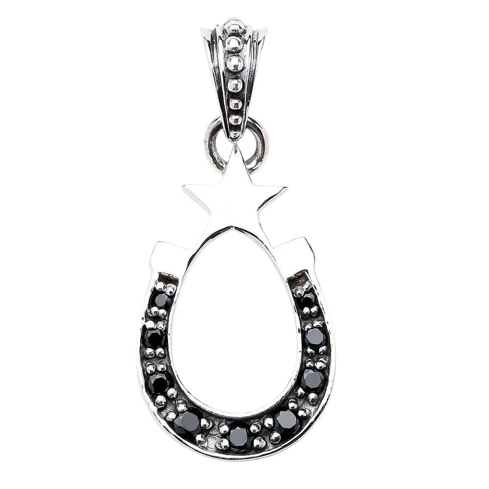 Horseshoe Sterling Silver Pendant
