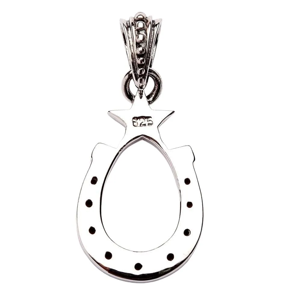 Horseshoe Sterling Silver Pendant