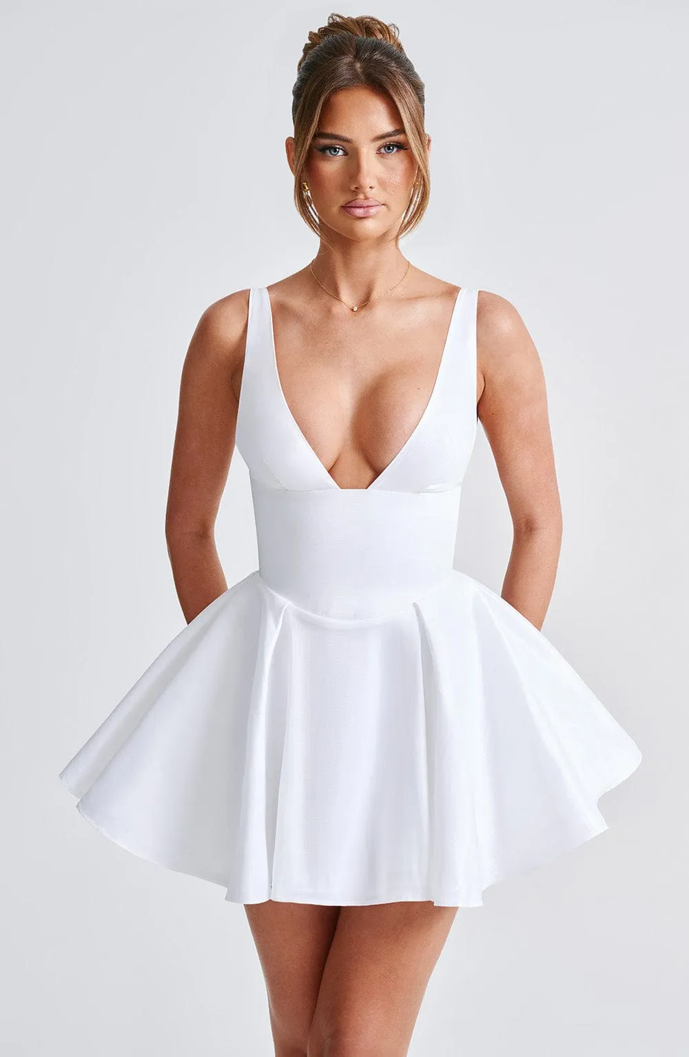 Imani Mini Dress - Ivory